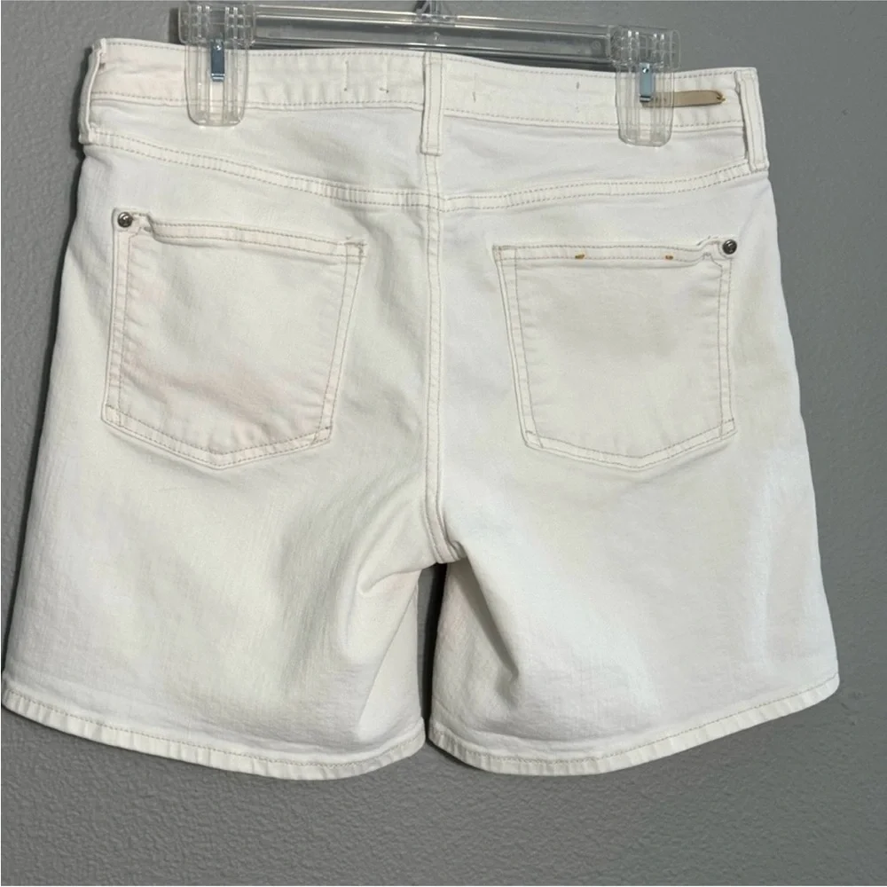 Anthropologie STET Fit White Denim Shorts - Picture 5 of 9
